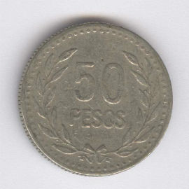 Colombia 50 Pesos de 1991