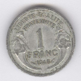 Francia 1 Franc de 1945