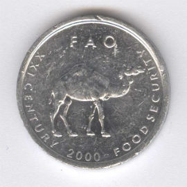 Somalia 10 Shillings de 2000