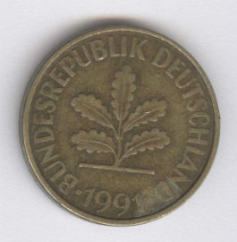 Alemania 10 Pfennig de 1991 (F)