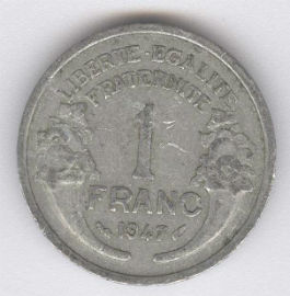 Francia 1 Franc de 1947