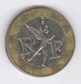 Francia 10 Francs de 1988
