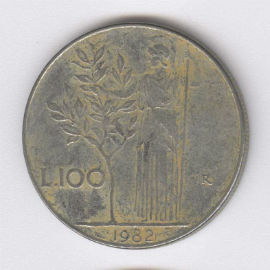 Italia 100 Lire de 1982