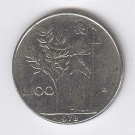 Italia 100 Lire de 1978