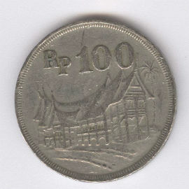 Indonesia 100 Rupiah de 1973