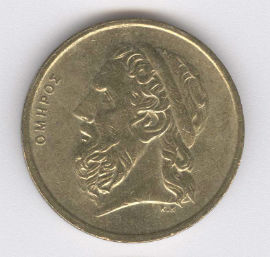 Grecia 50 Drachmai de 1988