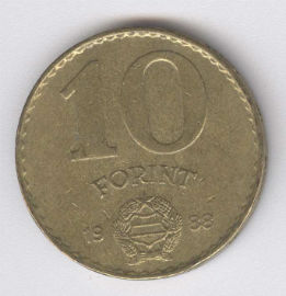 Hungría 10 Forint de 1988