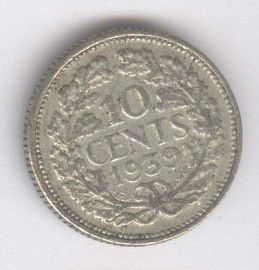 Holanda 10 Cents de 1939