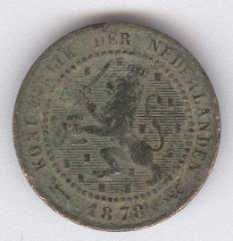Holanda 1 Cent de 1878