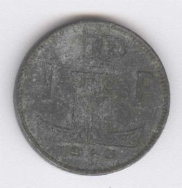 Belgica 1 Franc de 1943