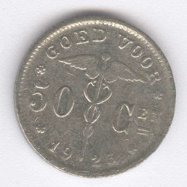 Belgica 50 Centimes de 1923 (Belgie)
