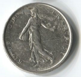 Francia 5 Franc de 1964