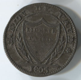 Suiza 10 Rappen de 1805