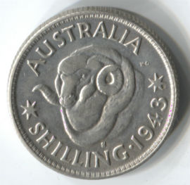 Australia 1 Shilling de 1943