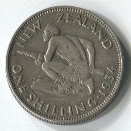 Nueva Zelanda 1 Shilling de 1934
