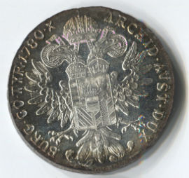 Austria 1 Tahler de 1780