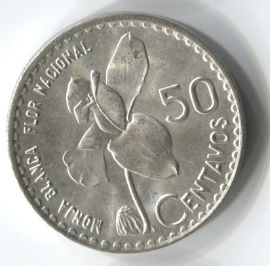 Guatemala 50 Centavos de 1963