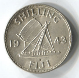 Fiji 1 Shilling de 1943