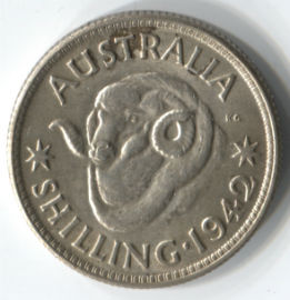 Australia 1 Shilling de 1942 (M)