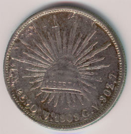 Mexico 1 Peso de 1909 (Mo GV)