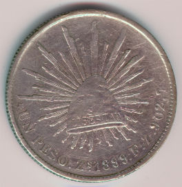 Mexico 1 Peso de 1899 (Zs FZ)