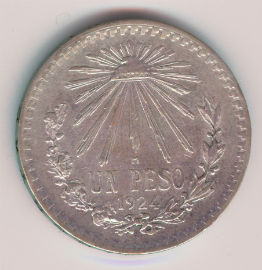 Mexico 1 Peso de 1924