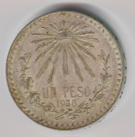 Mexico 1 Peso de 1938