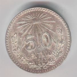 Mexico 50 Centavos de 1943