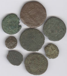 Lote Monedas Romanas de Bronce #12   
